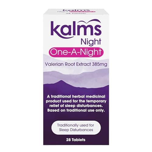 Image of Calm Night One-a-Night 28 Tablets - Traditional Herbal Medicine Used for Temporary Relief of Sleep Disorders. One Tablet Per Night Dosage.