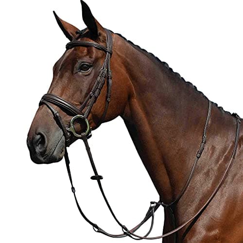 Image of Collegiate Syntovia+ Plain Flat Running Martingale, Brown, Warmblood