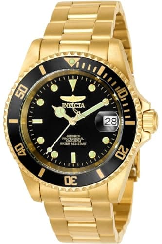 Image of Invicta Pro Diver 8929OB Men's Watch - Waterproof - Analogue - Automatic Movement - stainless steel with black dial - 40mm