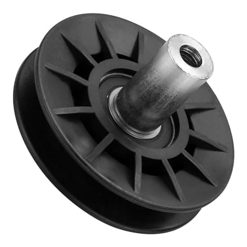 Image of Idler Pulley Replacement 532407287 407287 Fit for Hu sqvarna Mower - Ground Drive Idler V-Groove Pulley Compatible with HU YTH2454, Craftsman YT4000 YT4500 917 Series Lawn Tractor, Riding Lawn Mower