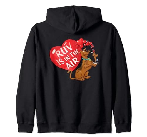 Image of Scooby-Doo Valentine's Day Ruv is in the Air Zip Hoodie