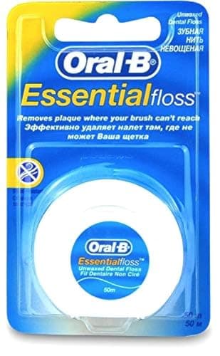Image of 12 x Oral-B Essential Floss Unwaxed Floss 50 mt.