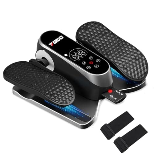 Image of TODO Mini Under Desk Elliptical Machine, Elliptical Pedal Exerciser for Home, Cross Trainer with Remote Control & Non-Slip Pad, 12 Adjustable Speed, Low Impact, Portable