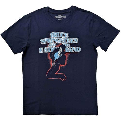 Image of Bruce Springsteen T Shirt The E-Street Band Official Unisex Navy Blue M