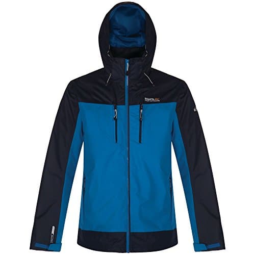 Image of Regatta Calderdale II - Men's Waterproof Jacket, Blue - Imperial Blue/Navy, Size 2XL