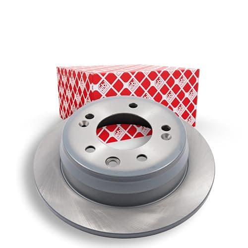 Image of febi bilstein 31363 Brake Disc Set (2 Brake Disc) rear, full, No. of Holes 5