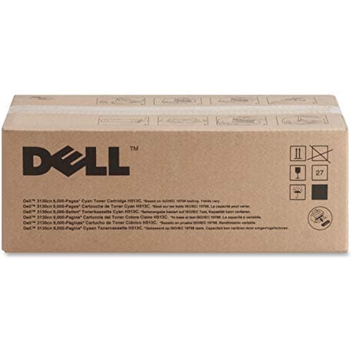 Image of Dell High Capacity Cyan Toner Cartridge (Yield 9,000 Pages) for Dell 3130cn Colour Laser Printers