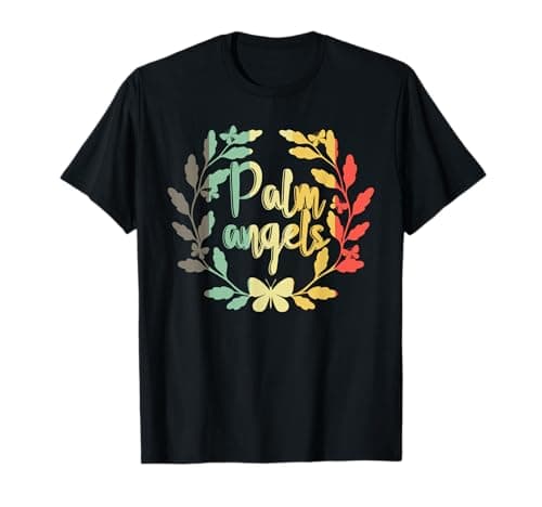 Image of Palm Angels Butterfly Flower Lovers T-Shirt