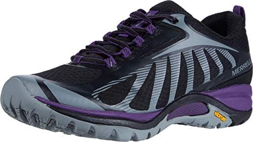 Image of Merrell Women's Siren Edge 3 Hiking Shoe, Black/Acai, Numeric_6_Point_5 Wide