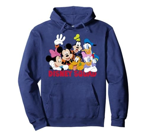 Image of Disney Mickey And Friends Disney Squad Group Shot Pullover Hoodie