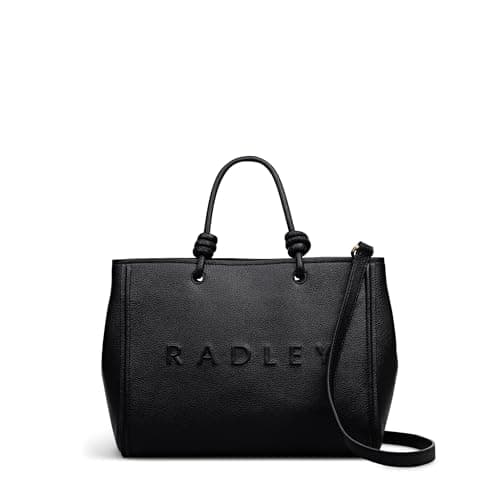 Image of RADLEY London Ridgeway Gardens Women's Leather Medium Ziptop Top Handle, Black