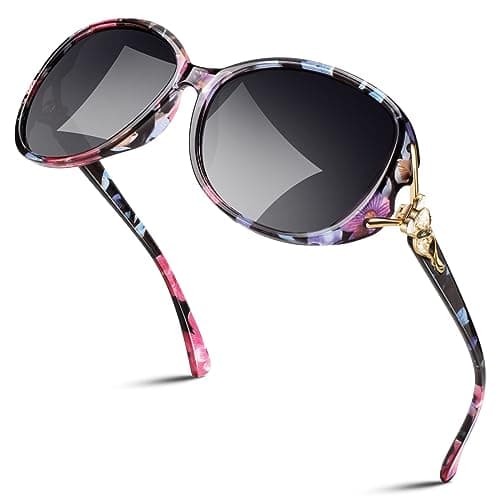 Image of Sunier Polarised Sunglasses Women,Trendy Oversized Sun Glasses,Fashion Ladies Shades with UV400 Protection Shades