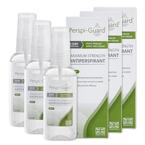 Image of Perspi-Guard Maximum Strength Antiperspirant Spray 50 ml, 3-Pack, Strong Deodorant for Excessive Sweating & Hyperhidrosis, Anti Sweat Spray, Unscented