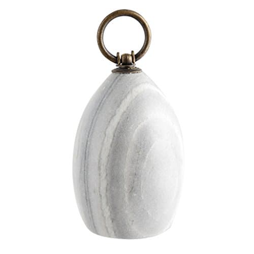 Image of Grey Polished Marble Heavy Duty Non Scratch 2.2kg Door Stop for Home/Office