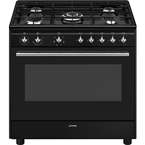 Image of Concert 90cm Dual Fuel Range Cooker - Black
