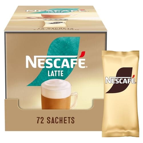 Image of NESCAFÉ Latte Dark Roast Instant Coffee Sachets - 72 x 18g