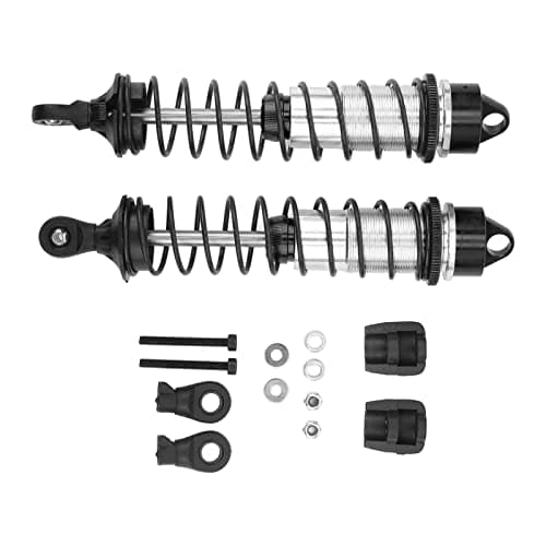 Image of RC Rear Shock Absorber Professional Aluminum Alloy RC Car Rear Shock Damper for 1/7 1/8 Series RC (Black)
