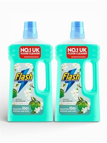 Image of Flash Multipurpose Floor Cleaner Apple Blossom 1000ml (2, 1000ML)