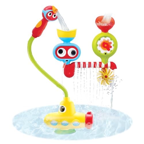 Image of Yookidoo Bath Toy Submarine Spray Station with A Water Pumping System and Hand Shower Best Toy for Babies and Toddlers (Open Box)