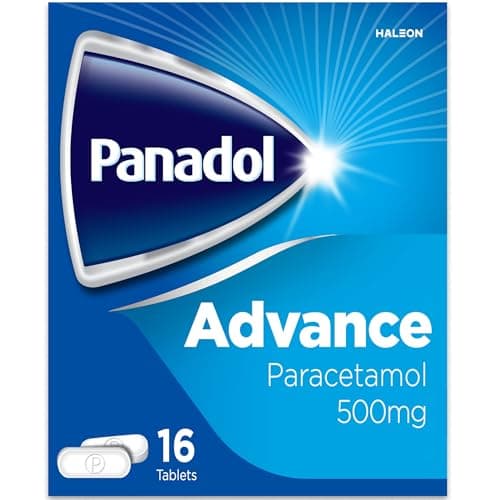 Image of Panadol Advance Painkillers, 500mg Paracetamol Tablets, Pain Relief for Migraines, Headaches, Backache, Period Pain and Toothache, Pack of 16