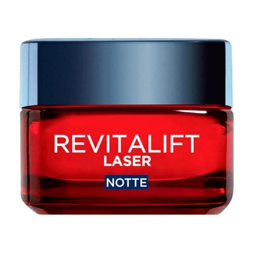Image of L’Oréal Paris Revitalift Laser Face Cream Night Anti-Age with Pro-Retinol Hyaluronic Acid and Vitamin C Intense Repair and Renewed Skin - 50 ml