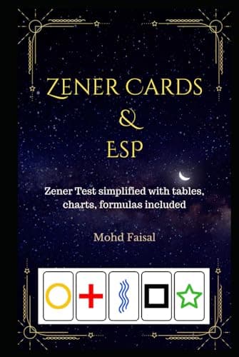 Image of Zener Cards and ESP: Quick and Comprehensive Zener Tests for Extrasensory Perception and Intuition (ESP Awakening Series: Master Your Psychic Senses)