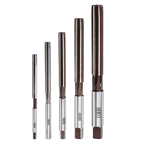 Image of sourcing map Hand Reamers Set 4mm 5mm 6mm 8mm 10mm H8 Accuracy Alloy Tool Steel 6 Flutes Straight Shank Milling Cutter Tool 5pcs