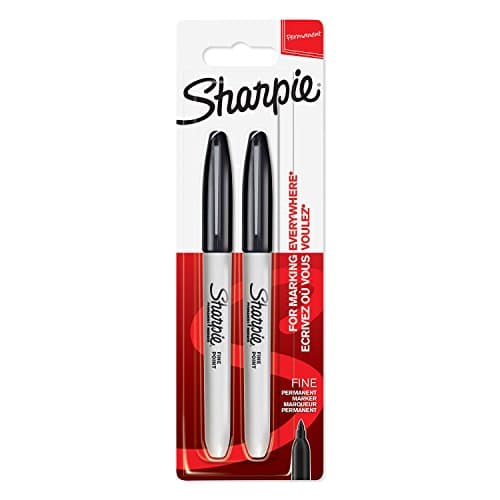 Image of Sharpie Fine Point Permanent Marker - Black (Pack of 2)