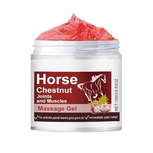 Image of 100g Horse Chestnut Joint Massage Gel Horse Muscle Massage Gel Joints and Muscles Massages Gels for Boost Circulation and Alleviate Knee Neck Back