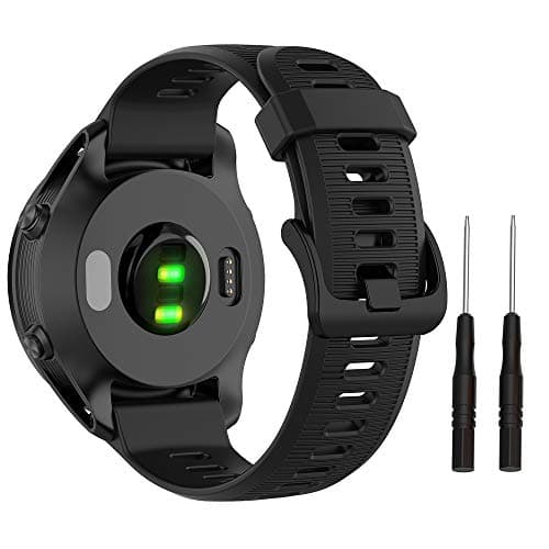 Image of ISABAKE Strap for Forerunner 945/935, 22mm Silicone Watch Band for Forerunner 955/965, Garmin Fenix 6/5, Quatix 5
