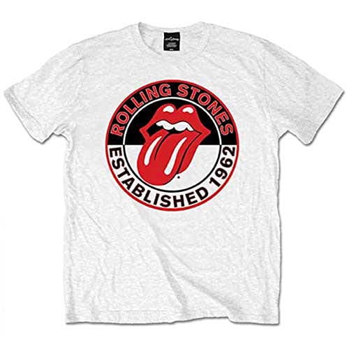 Image of The Rolling Stone Men's EST 1962 Short Sleeve T-Shirt, White, XX-Large