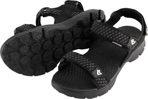 Image of Cressi Sam Sandals Black/Black 44 - Incredibly Lightweight and Stylish Unisex Sandals for a Summer of Comfort and Freedom, Ideal for Aquatic Environments, Black/Black, 44