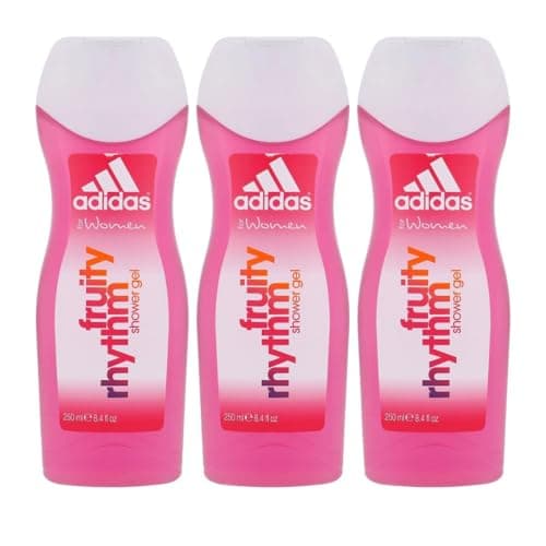 Image of 3 x 250ml Adidas Shower Gel for Women 250ml - Fruity Rythm