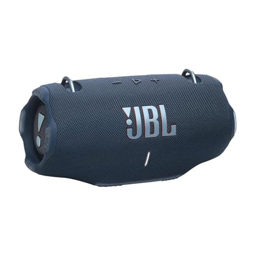 Image of JBL Xtreme 4 Portable Bluetooth Speaker with JBL Pro Sound and Convenient Shoulder Strap, IP67 Waterproof, Built-In Power Bank, Blue