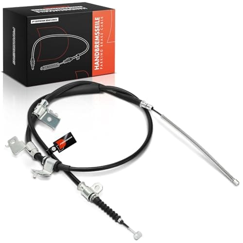 Image of Frankberg Handbrake Cable Rear Right Compatible with H-1 Cargo TQ 2008-2024 H-1 Box A1 2001-2004 H-1 Travel TQ 2008-2024 H-1/Starex Bus A1 2006-2007 Replace# 597704H700