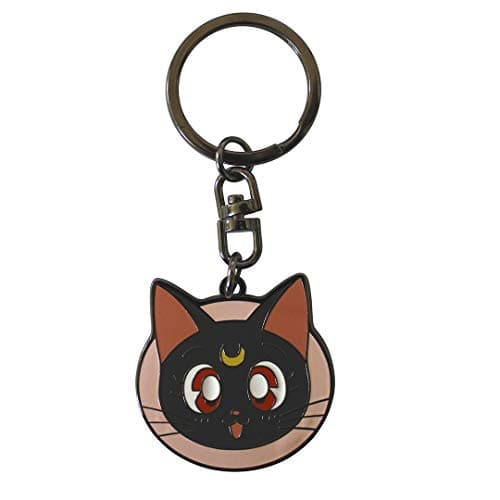 Image of ABYstyle Sailor Moon Luna Metal Keychain