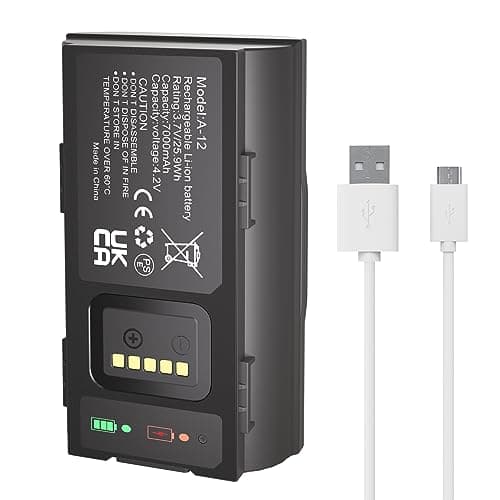 Image of REACELL VMA2400 Essential Battery Compatible for Arlo Essential Wire-Free Video Doorbell, 7000mAh Back-Up Battery for VMA2400 AVD2001 AVD2001B A-12, with Micro USB Cable