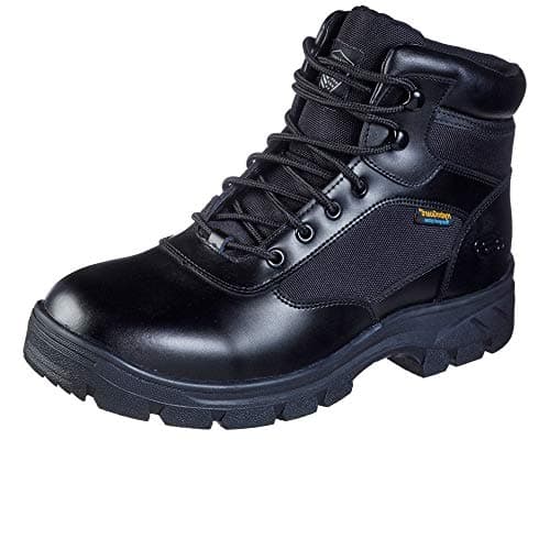 Image of Skechers Men's Wascana Benen Boots, Black Leather W Textile, 11 UK
