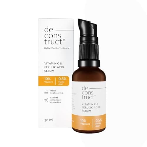 Image of JEVR 10% Non-Irritating Vitamin C Face Serum For Glowing Skin|10% Vitamin C + 0.5% Ferulic Acid|Water Based Serum|Highly Stable Vitamin C Face Serum For Women And Men|Beginner Friendly|30 Ml