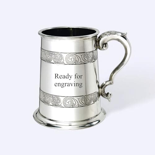 Image of Wentworth Pewter Kells 1 Pint Pewter Tankard (with Engraving)