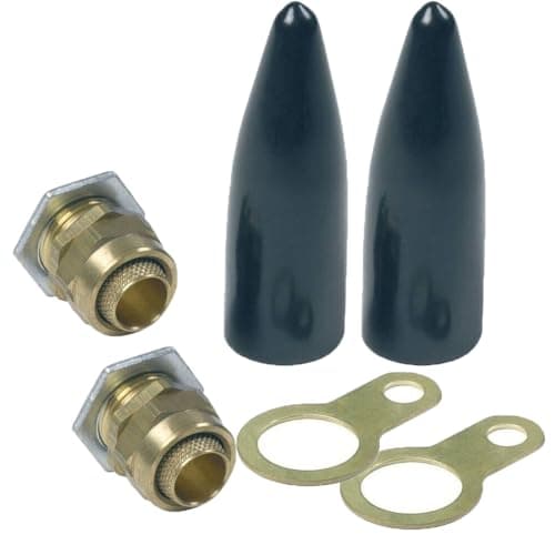 Image of KafTon BW and CW Cable Gland Packs for Indoor and Outdoor Use, SWA Armoured Cables (BW Cable Gland: 32mm - (2 Sets))