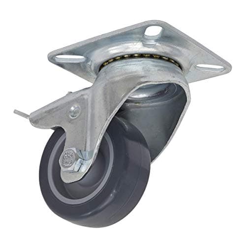 Image of Sealey SCW250SPL Ø50mm Castor Wheel Swivel Plate with Total Lock