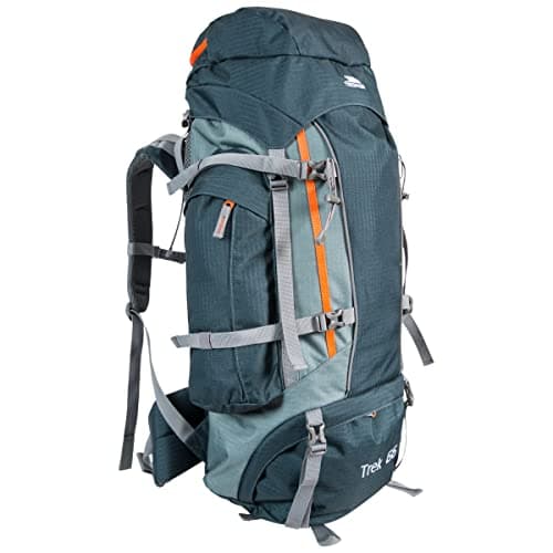 Image of Trespass 66L Black Rucksack Trek