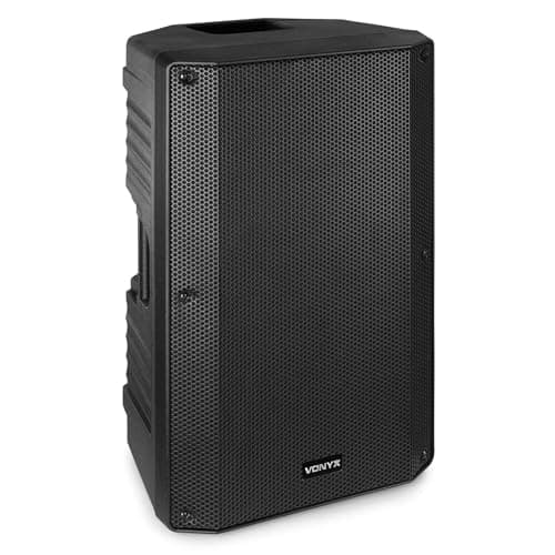 Image of VONYX VSA15P Passive PA Speaker 15-Inch 1000W with ABS Housing, Stage Monitor Design, Pole Mount Socket - Ideal Loudspeaker for DJs, Live Bands, Clubs, Announcements and Venues