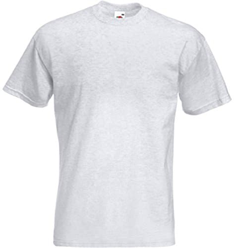 Image of Fruit of the Loom Super Premium T- Shirt - Ash Grey - Size: S