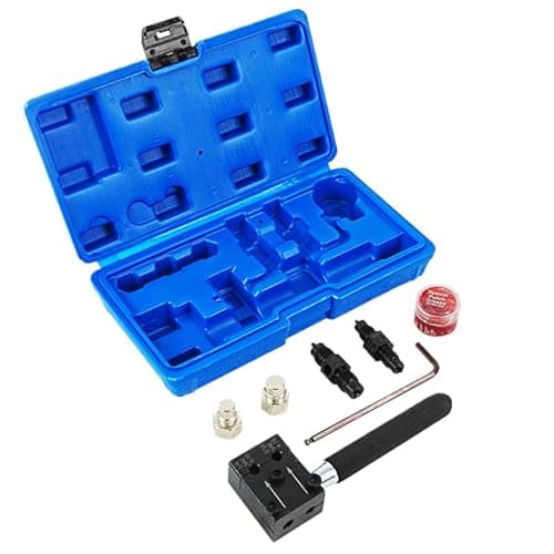 Image of Brake Line Flaring Tool Kit,Manual Professional Double Flare | Hydraulic Tubing Tool for Brake Lines | for Car Truck Motorcycle Hvac Repair Installation Garage Workshop