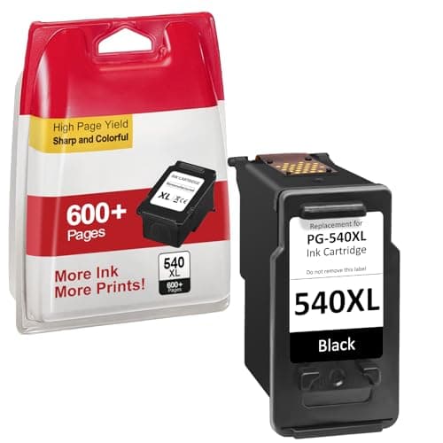 Image of IKONK PG-540 Ink Black High Yield - 600+ Pages, Replacement for Original Canon 540 Ink Cartridges, Printer Ink 540 XL for Canon ts5150 Ink Cartridges Pixma MG3600 MG3650s MG4250 MG3250 TS5151 TS5100