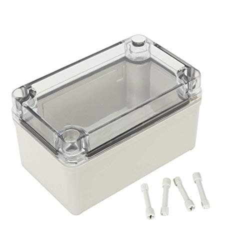 Image of PENCK 130 x 80 x 70mm Enclosure Outdoor ABS Junction Box w PC Transparent Cover Waterproof Project Case (5.1 x 3.2 x 2.8 inches)
