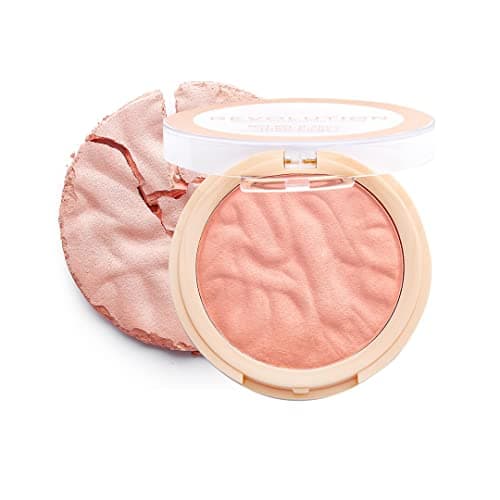 Image of Revolution Beauty London, Blusher Reloaded, Pressed Powder Face Blusher, Highly Pigmented & Long-Lasting Formula, Peaches & Cream, 0.26 oz