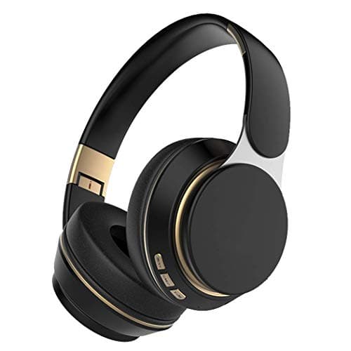 Image of WuXingMeiLi Bluetooth Headphones Over Ear, Wireless Headphones with Hi-Fi Stereo Sound & Rich Bass, Comfortable Headphones with Microphone & Foldable